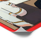 Personalisieren Sie Vintage Kaffeeküche Poster (Ecke)