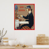 Personalisieren Sie Vintage Kaffeeküche Poster (Küche)