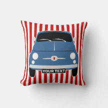 Personalisieren Sie Vintage klassisch blauer Fiat