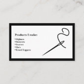 Personalisieren Sie Visitenkarten für Ihr Handwerk Visitenkarte (Rückseite)