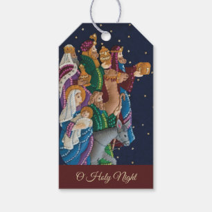 Personalisieren Sie Weihnachten der heiligen Nacht Geschenkanhänger