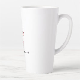 Personalisieren Sie Weihnachten Holly Cross Milchtasse