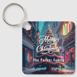 Personalisieren Sie Weihnachten Schlüsselanhänger