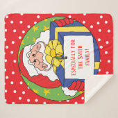 Personalisieren Sie "Weihnachten - Weihnachtsblank Sherpadecke (Vorderseite (Horizontal))