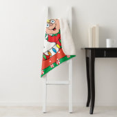 Personalisieren Sie "Weihnachtselfen" Blanket/Mitt Sherpadecke (Beispiel)