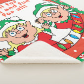 Personalisieren Sie "Weihnachtselfen" Blanket/Mitt Sherpadecke (3/4)