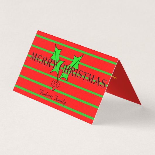 Personalisieren Sie Weihnachtskartendesign (Vorderseite)