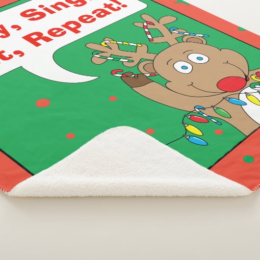 Personalisieren Sie "Weihnachtsmann" - Blanket/Mit Sherpadecke (3/4)