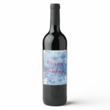 Personalisieren Sie WEISSE CHRISTMAS Frosty Blue W