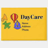 Personalisieren Sie Werbung für DayCare Business Magnet (Vorderseite)
