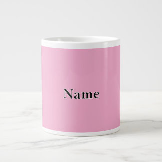 Personalisieren Sie Wertvoll rosa mit Namen Jumbo-Tasse