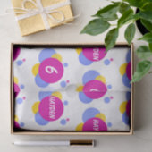 Personalisieren Sie Wiederholername und Alterskids Seidenpapier (Geschenk)