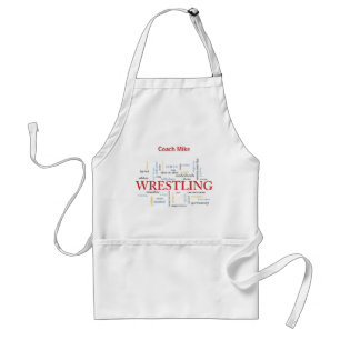 Personalisieren Sie, Wrestling-Trainer Danke in Wo Schürze
