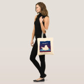 Personalisieren Sie Yoga Cat Tote Bag Tragetasche (Vorderseite (Model))