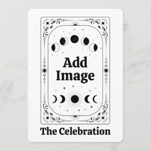 Personalisieren Sie Zodiac Tarot Glück Sternzeiche Einladung