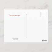 Personalisieren Sie zwei Schwäne Liebe mir zart Li Postkarte (Rückseite)