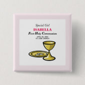 Personalisieren, Special Girl, Erste Kommune Button (Vorderseite)