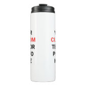 Personalisieren | Text, Foto, Logo oder Design hie Thermosbecher (Vorderseite)