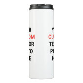 Personalisieren | Text, Foto, Logo oder Design hie Thermosbecher (Rückseite)
