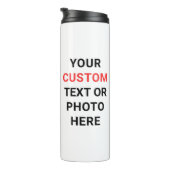 Personalisieren | Text, Foto, Logo oder Design hie Thermosbecher (Nach rechts gedreht)