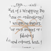 Personalisieren und Anpassen Ihrer eigenen Kreatio Geschenkpapier Set (Beispiel)