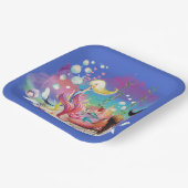 Personalisieren unter dem Meeresmeer Lila Pappteller (Gewinkelt)