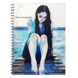 PERSONALISIEREN: Vertrauen Sie in die Zeit | Noteb Notizblock