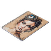 PERSONALISIEREN: Viel im Kopf | Notizbuch Notizblock (Linke Seite)