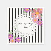 Personalisieren , Vintag , Retro Serviette (Vorderseite)