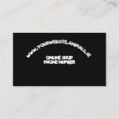 personalisieren visitenkarte (Rückseite)