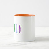 Personalisieren von 6 Buchstaben Regenbogen Tasse (Zentrum)