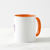Personalisieren von 6 Buchstaben Regenbogen Tasse (VorderseiteRechts)