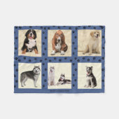 Personalisieren von 6 FOTO-Template Fleece Blanket (Vorderseite (Horizontal))