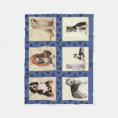 Personalisieren von 6 FOTO-Template Fleece Blanket (Vorderseite)