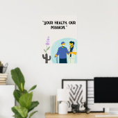 Personalisieren von Angeboten für Krankenhäuser, m Poster (Heimbüro)