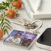 Personalisieren von benutzerdefinierten Foto-Namen Schlüsselanhänger (Vorderseite rechts)