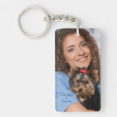 Personalisieren von benutzerdefinierten Foto Schlüsselanhänger (Vorderseite)