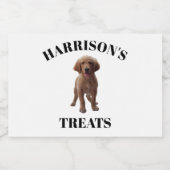 Personalisieren von benutzerdefinierten Hunden, Ca Lebensmitteletikett (Einzelnes Label)