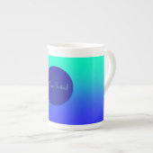 Personalisieren von Blue Green Blue Porzellantasse (Vorderseite Rechts)