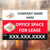 Personalisieren von Büroflächen für Leasingfirmenl Fensteraufkleber (Blatt 2)