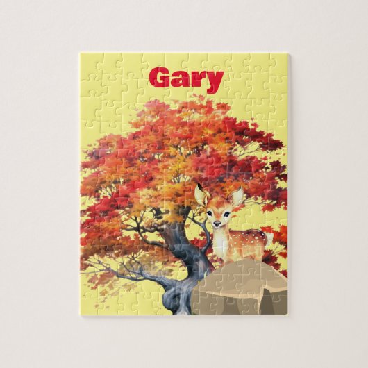 Personalisieren von Deer Puzzle (Vertikal)