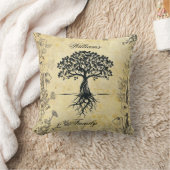 Personalisieren von Familienbaum Kissen (Decke)