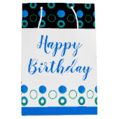 Personalisieren von Farben und Text Mittlere Geschenktüte (Vorderseite)