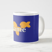 Personalisieren von Fischblau Jumbo-Tasse (Vorderseite Rechts)