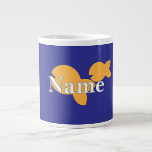Personalisieren von Fischblau Jumbo-Tasse