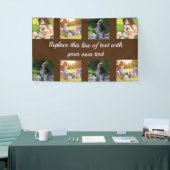 Personalisieren von Foto-Collage und Text Banner (Messeveranstaltung)