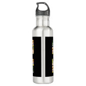 Personalisieren von Foto-Collage und Text Edelstahlflasche (Rückseite)