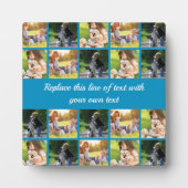 Personalisieren von Foto-Collage und Text Fotoplatte (Vorderseite)