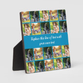 Personalisieren von Foto-Collage und Text Fotoplatte (Vorderseite)