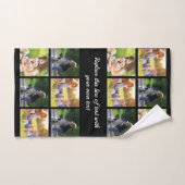 Personalisieren von Foto-Collage und Text Handtuch (Handtuch)